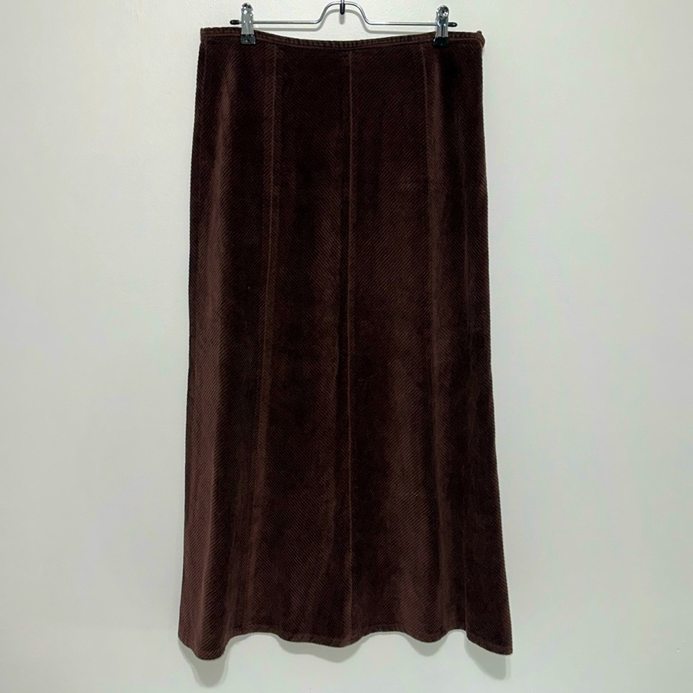 Eddie Bauer corduroy brown skirt
